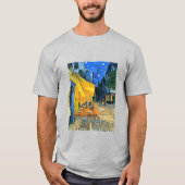 Cafe Terrace schilderij van Vincent van Gogh T-shirt (Voorkant)