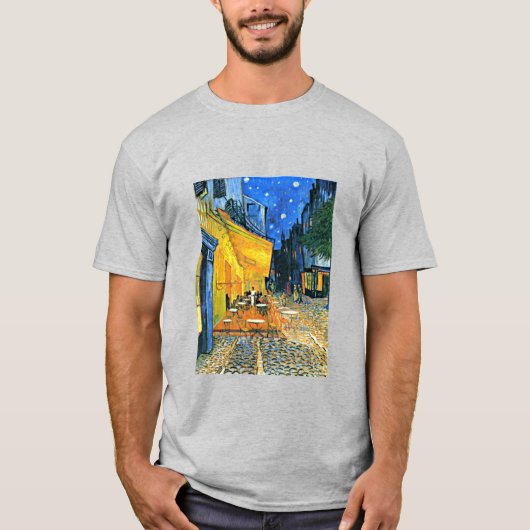 Cafe Terrace schilderij van Vincent van Gogh T-shirt (Voorkant)