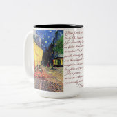 Cafe Terrace Tweekleurige Koffiemok (Voorkant links)