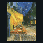 Cafe Terrace van Van Gogh Post-Impressionist Poste Poster<br><div class="desc">Post-impressionistische parisiaanse stadscènes: Cafe Terrace schilderen door Vincent van Gogh - Klassieke sterstukken</div>