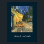 Cafe Terrace van Van Gogh Poster Print<br><div class="desc">Post-impressionistische parisiaanse stadscènes: Cafe Terrace schilderen door Vincent van Gogh - Klassieke sterstukken</div>