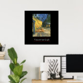 Cafe Terrace van Van Gogh Poster Print (Thuiskantoor)