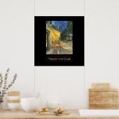 Cafe Terrace van Van Gogh Poster Print (Keuken)