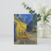 Café Terrace van Vincent Van Gogh Briefkaart (Staand voorkant)