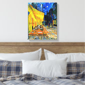 Cafe Terrace van Vincent van Gogh Canvas Afdruk (Insitu (Slaapkamer))