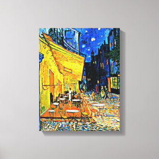 Cafe Terrace van Vincent van Gogh Canvas Afdruk