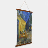 Café Terrace van Vincent Van Gogh Hangend Wandkleed (Gebogen)