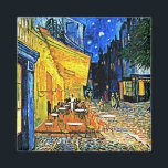 Cafe Terrace van Vincent van Gogh Magneet<br><div class="desc">Cafe Terrace,  Place du Forum,  Arles. Bekend schilderij van Vincent van Gogh</div>