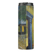Café Terrace van Vincent Van Gogh Thermosbeker (Achterkant)
