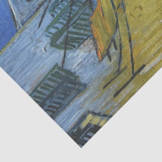 Café Terrace van Vincent Van Gogh Tissuepapier (Detail)