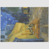 Café Terrace van Vincent Van Gogh Tissuepapier (Voorkant)