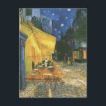 Cafe Terrace - Vincent van Gogh Briefkaart<br><div class="desc">De waarheid is dat de constante studie van Van Gogh alleen maar leidt tot bevestiging en niet tot het creëren van zijn kleurgevoel. Misschien kon de kracht van dit instinct in zijn vroege tijd zelfs niet begrepen worden door de mensen die hem het meest sympathiseren, misschien zelfs niet door zichzelf....</div>