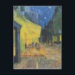 Cafe Terrace - Vincent Van Gogh Briefkaart<br><div class="desc">Van Gogh - Terrasse des Cafés an der Place du Forum in Arles am Abend. Het eerste van drie werkt met een sterrenhemel.</div>