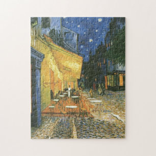 Cafe Terrace - Vincent van Gogh schilderende Art Legpuzzel