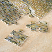 Cafe Terrace - Vincent van Gogh schilderende Art Legpuzzel (Zijkant)