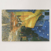 Cafe Terrace - Vincent van Gogh schilderende Art Legpuzzel (Horizontaal)