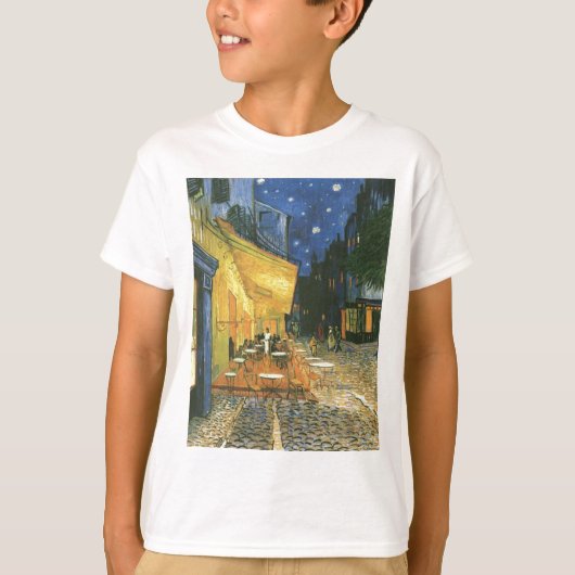 Cafe Terrace - Vincent van Gogh T-shirt (Voorkant)