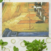 Cafe Terrace - Vincent van Gogh Theedoek (Gevouwen)