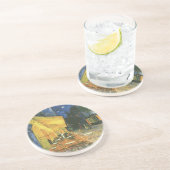 Cafe Terrace - Vincent van Gogh Zandsteen Onderzetter (Zijkant)