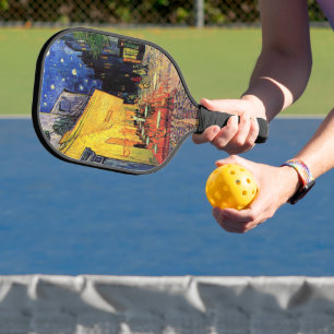 Café-terras aan de Place du Forum, Arles bij nacht Pickleball Paddle