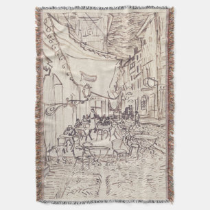 Café Terras bij Nacht, Schets van de Schone Kunste Deken