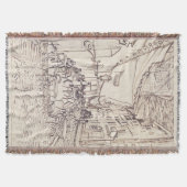 Café Terras bij Nacht, Schets van de Schone Kunste Deken (Voorkant)