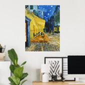 Café Terras bij nacht Van Gogh Art Print (Thuiskantoor)