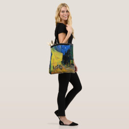Café Terras bij Nacht van Van Gogh – Aangepaste te Tote Bag