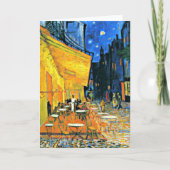 Cafe Terras door Vincent van Gogh, Kaart (Voorkant)