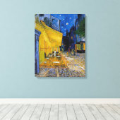 Café Terras / Nacht Café ~ Vincent van Gogh Canvas Afdruk (Insitu (Houten vloer))