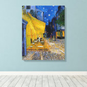 Café Terras / Nacht Café ~ Vincent van Gogh Canvas Afdruk (Insitu (Houten vloer))