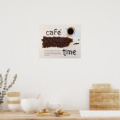 Cafe Time Puerto Rico Coffee Fotografie Poster (Keuken)