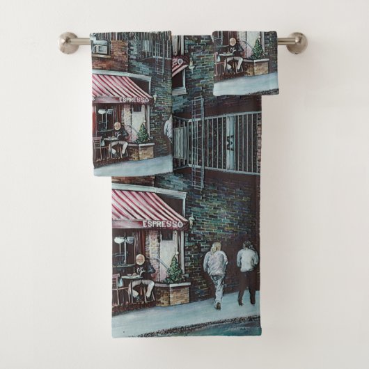 Cafe Tina's Twilight Bad Handdoek (Insitu)