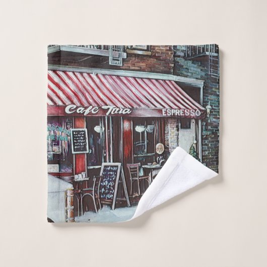 Cafe Tina's Twilight Bad Handdoek (Wasdoekje)