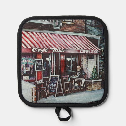 Café Tina's Twilight, NYC. Pannenlap (Voorkant)