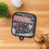 Café Tina's Twilight, NYC. Pannenlap (Top down)