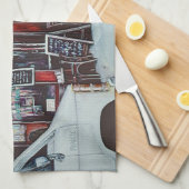 Cafe Tina's Twilight, NYC Theedoek (Quarter Fold)