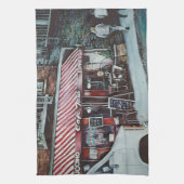 Cafe Tina's Twilight, NYC Theedoek (Verticaal)