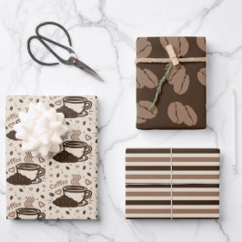 Café Vibe Trio 3 Inpakpapier Vel