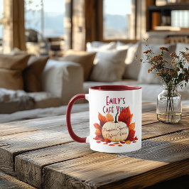 Café Vibes Herfst – Pompoen Kruiden & Cafeïne Lief Mok