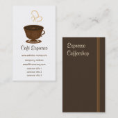 Cafe Visitekaartje (Voorkant / Achterkant)