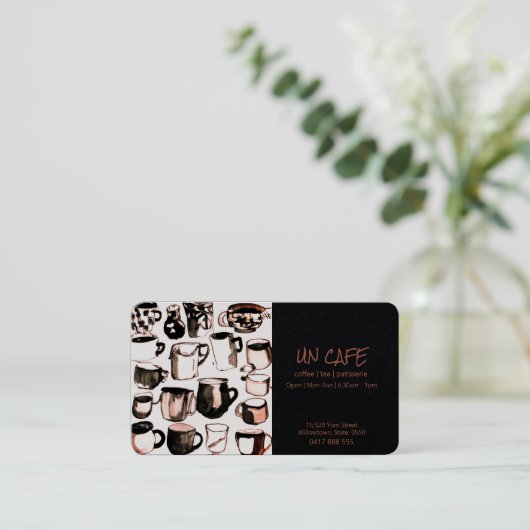 Cafe Visitekaartje (Staand voorkant)