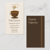 Cafe Visitekaartje (Voorkant / Achterkant)