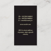 café-visitekaartje visitekaartje (Achterkant)