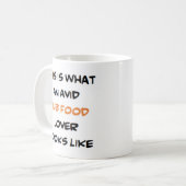 café - voedselliefhebber koffiemok (Voorkant links)