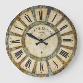 Café Wall Clock van het station van 1870 Grote Klok (Voorkant)