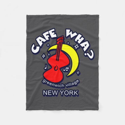 Cafe Wha The New York City Folk Music Scene  Fleece Deken (Voorkant)