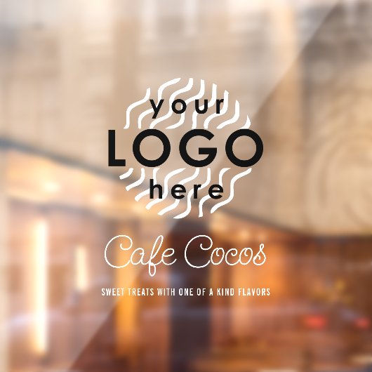 Café Window Cling Raamsticker (Vel 2)