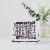 Café & winkels op Rue de Paris | Oude Nice, Frankr Briefkaart (Staand voorkant)