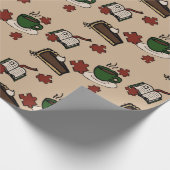 Cafe Wrapping Paper Cadeaupapier (Hoek)
